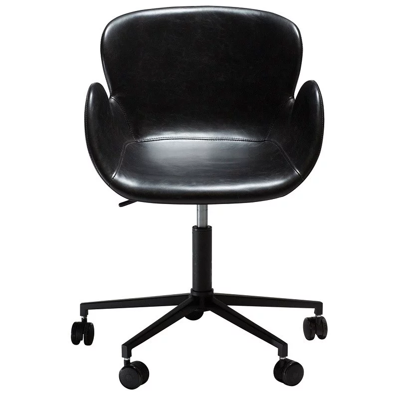 Gaia kontorstol sort kunstlæder 2