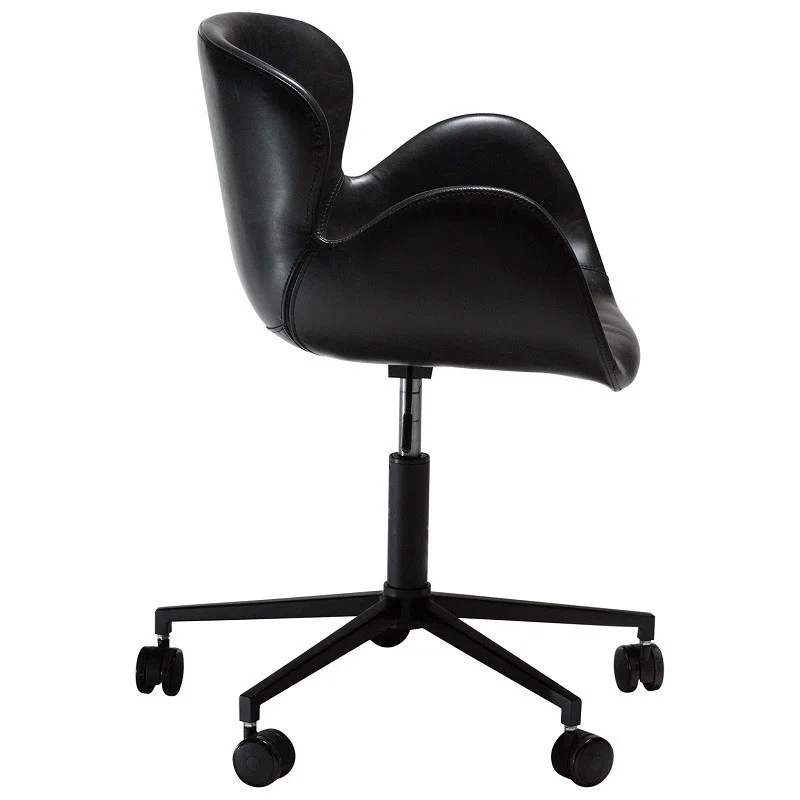 Gaia kontorstol sort kunstlæder 3